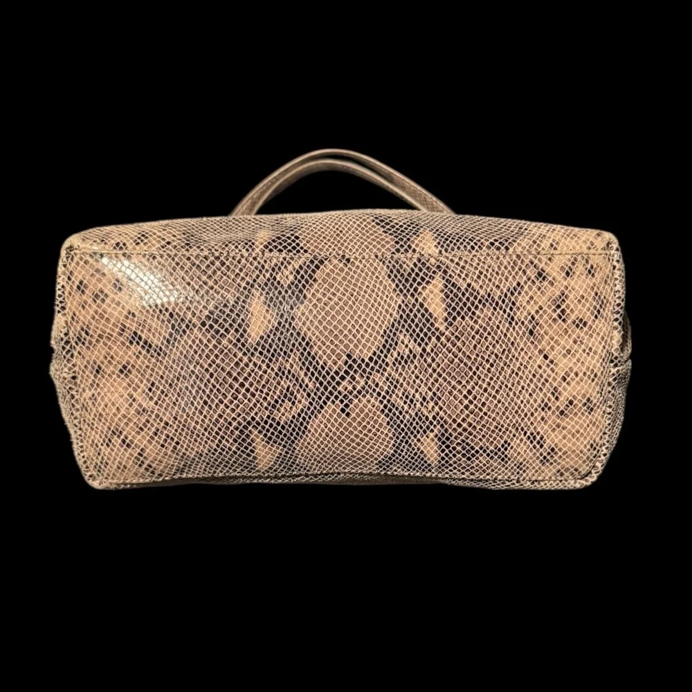 Tory Burch Python Embossed Shoulder Bag EUC - Picture 5 of 9